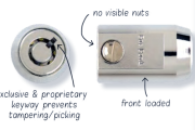 C-480-EZ-CD-KD Chateau EZ LONG Cylinder Lock (overlock function)