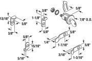 Mailbox Lock U9940